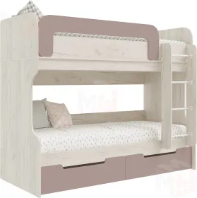Кровать двухъярусная Юниор-4 (шарли пинк)