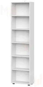 Стеллаж с полками Токио Белый текстурный