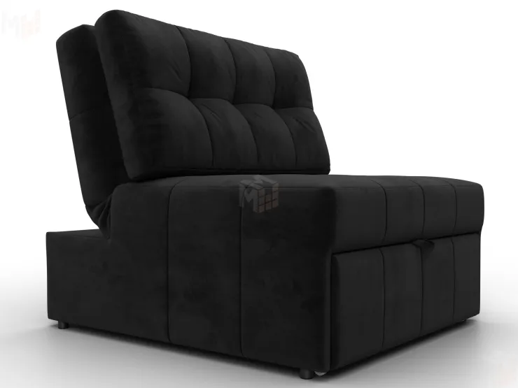 Кресло-кровать Лига-107 (80) ( SEVEN 35 черный )