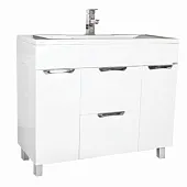 Тумба под умывальник "Elen 100" Грация с двумя ящиками В2 Домино