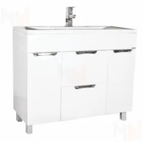 Тумба под умывальник "Elen 100" Грация с двумя ящиками В2 Домино