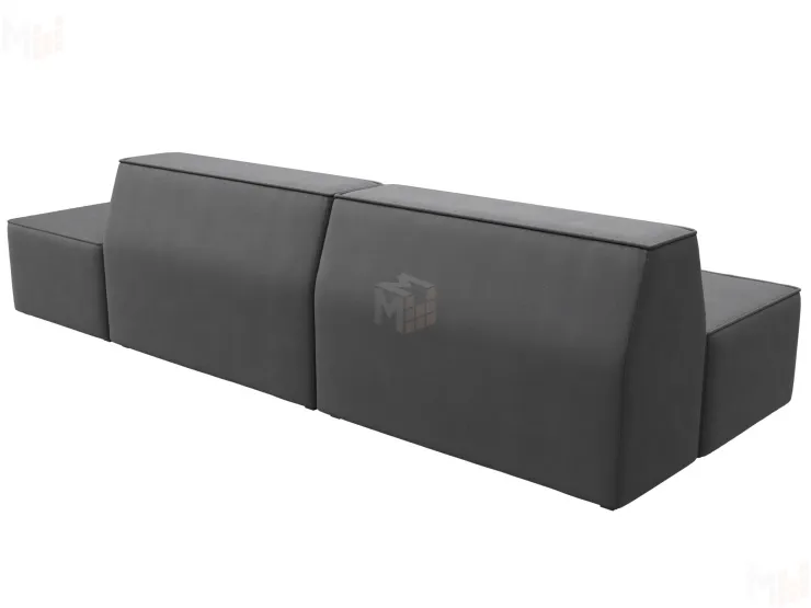 Диван прямой модульный Монс Модерн правый ( JOLY 13 серый )