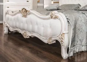 Кровать Натали 180х200 см белый глянец