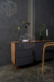 Комод Копенгаген (дуб самдал/серый графит)