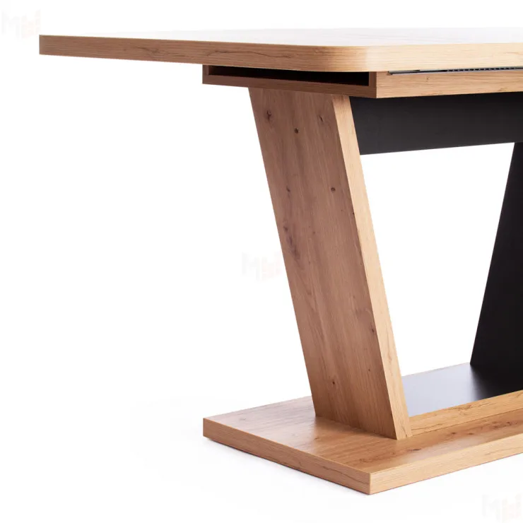 Стол обеденный VOX Дуб артисан/Графит