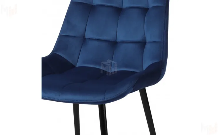 Полубарный стул Эйден Confetti blue/черный