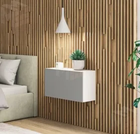 Модуль навесной закрытый Урбан 41 Лайт Грей Софт/Белый Шелк