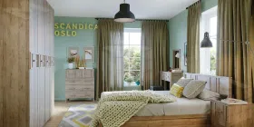 Спальня SCANDICA OSLO 1