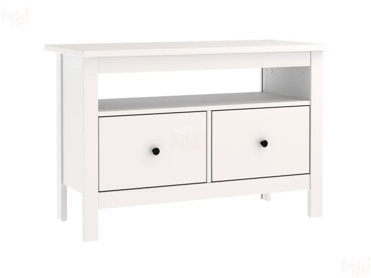 2.08.03.080.1 САГА тумба 2 ящика белая RU