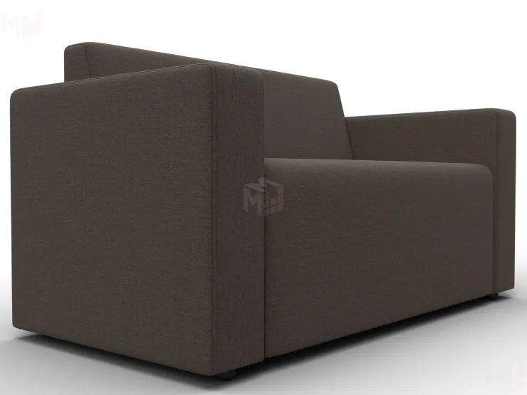 Диван прямой Лига-093 ( Амур 05 коричневый )