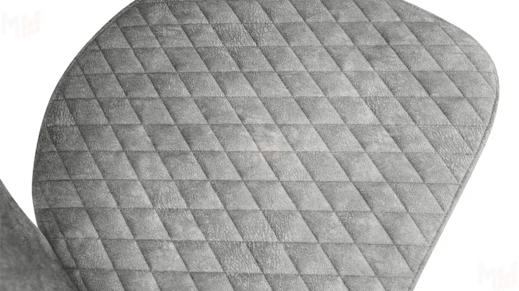 Стул Гэтсби К4 Белый матовый, Велюр Wellmart Silver