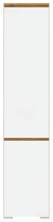 Пенал ГРЕТТА  2С  Дуб Крафт золотой - Белый