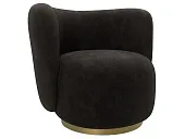 Кресло Лига-072 ( велюр BRUT 17 коричневый )