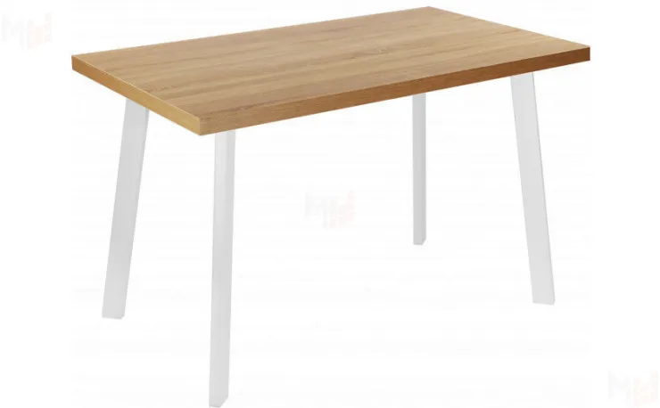 Стол раскладной Лаки Лофт 120 Дуб Сонома/Белый