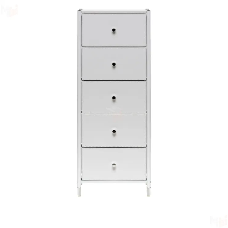 Комод Leset Нирита/Хайди, 5 ящиков, Белый (Белый/Белый)