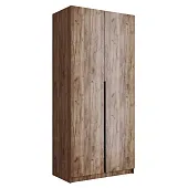 Шкаф Локер 2-х дверный (Распашной)  100 см. профиль чёрный