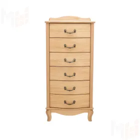Комод Leset "Джульетта" узкий (6 ящ.) (Светлый дуб)