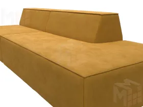 Диван прямой модульный Монс Модерн правый ( BRUT 10 желтый )