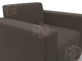 Кресло Лига-093 ( Амур 05 коричневый )