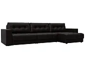 Диван угловой с декором Лига-049 НПБ Лонг