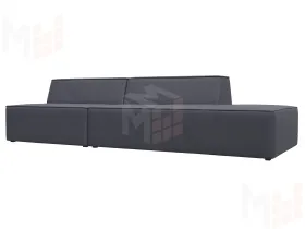 Диван прямой модульный Монс Модерн правый ( GRIFON 15 серый )