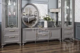 Тумба  ТВ Мокко серый камень