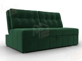 Диван прямой Лига-107 (140) ( SEVEN 626 зеленый )