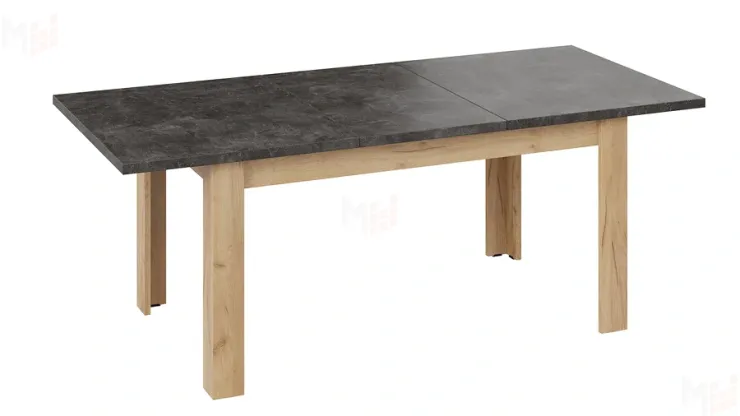 Стол обеденный Ванкувер тип 1  Дуб Крафт золотой, Ателье темное