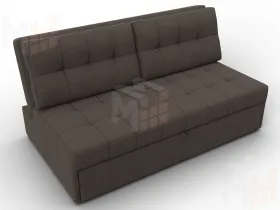 Диван прямой Лига-107 (160) ( Амур 05 коричневый )
