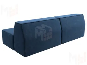 Диван прямой модульный Монс ( BRUT 11 синий )