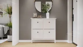 Тумба для обуви из массива Кымор 107 белая