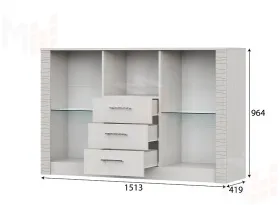 Комод - витрина Гамма 20