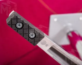 Кресло дизайнерское DOBRIN SWAN (бордо ткань AF5, алюминиевое основание)