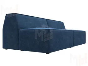 Диван прямой модульный Монс ( BRUT 11 синий )