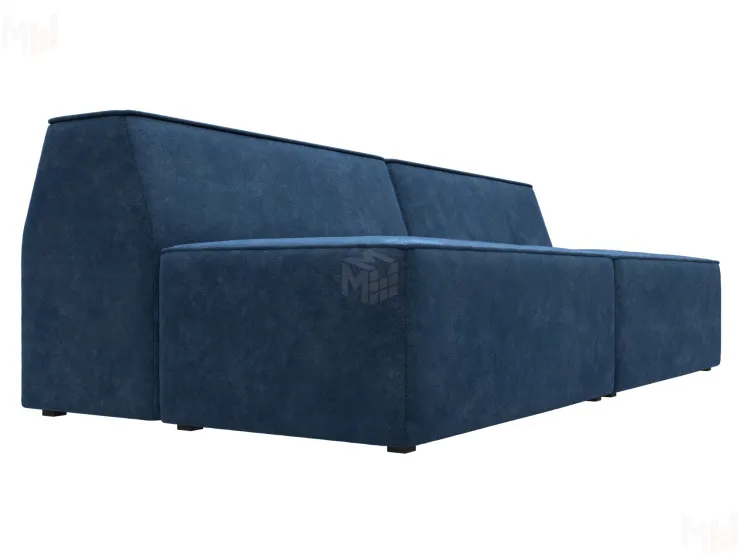 Диван прямой модульный Монс ( BRUT 11 синий )