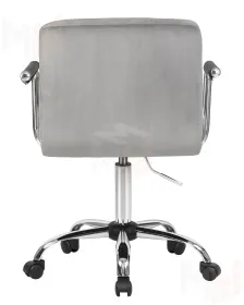 Офисное кресло для персонала DOBRIN TERRY (серый велюр (MJ9-75))