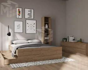 2.02.07.150.3 СИРИУС стеллаж 39х190 сонома RU