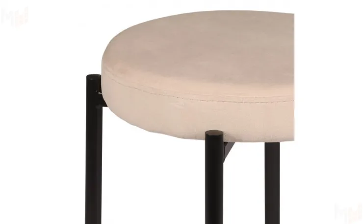 Табурет Кен Confetti cream/черный