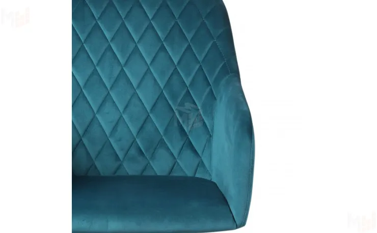 Кресло поворотное Барли Confetti izumrud/черный