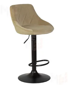 Стул барный DOBRIN LOGAN BLACK (мокко велюр (MJ9-9))
