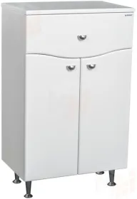 Комод Домино 50 Волна с верхним ящиком В1 Айсберг