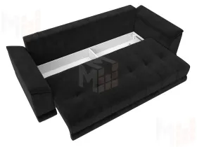 Диван прямой НордСтар НПБ ( SEVEN 35 черный )