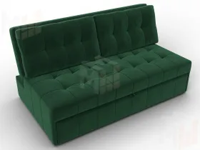 Диван прямой Лига-107 (160) ( SEVEN 626 зеленый )