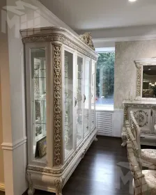 Сервант Алсу белый глянец