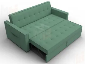 Диван прямой Лига-104 (160) ( Амур 11 зеленый )