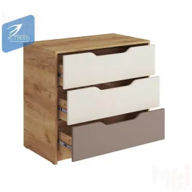 Комод  RICH  КМ-001  Миндаль-Глиняный серый