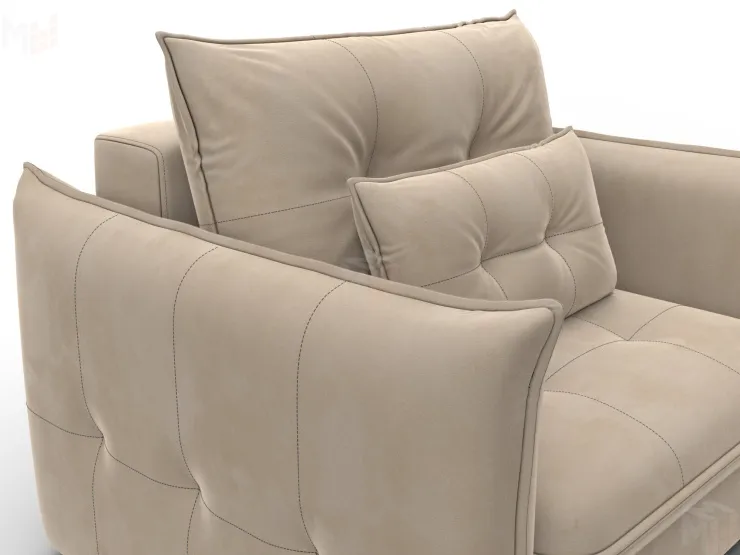 Кресло Лига-100 НПБ ( SEVEN 729 бежевый )