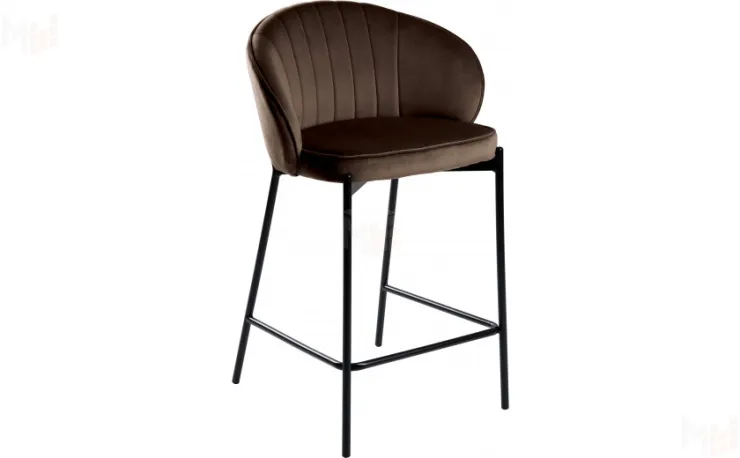 Полубарный стул Миэль coffee/черный