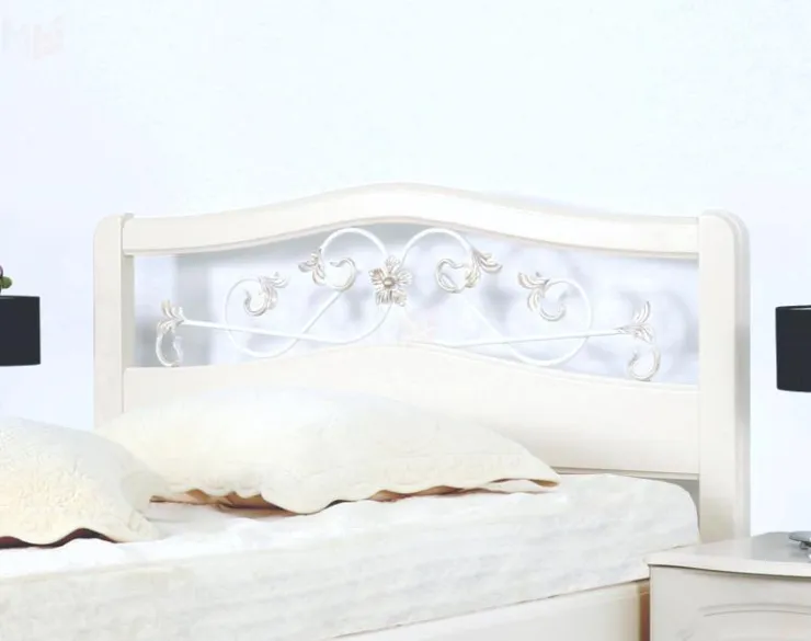 Тахта Людмила 3 Белый полупрозрачный лак 1200