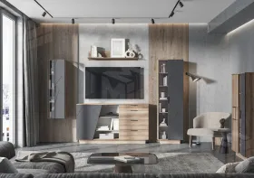 Модульная гостиная Даллас комплект-1